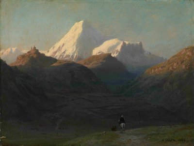 Mountain Landscape by Lev Felixovich Lagorio