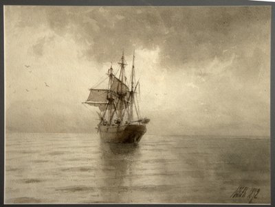 Sailing Ship by Lev Felixovich Lagorio