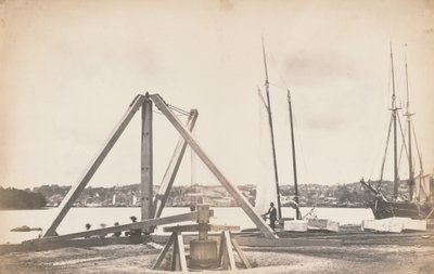 Construction of Washington Aqueduct by Lewis Emory Walker