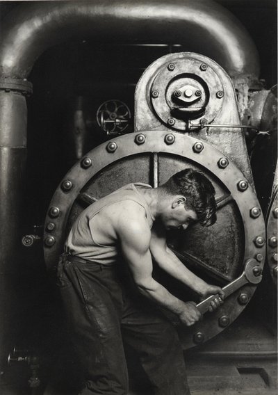 Power House Mechanic by Lewis Wickes Hine