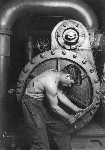 Power House Mechanic by Lewis Wickes Hine