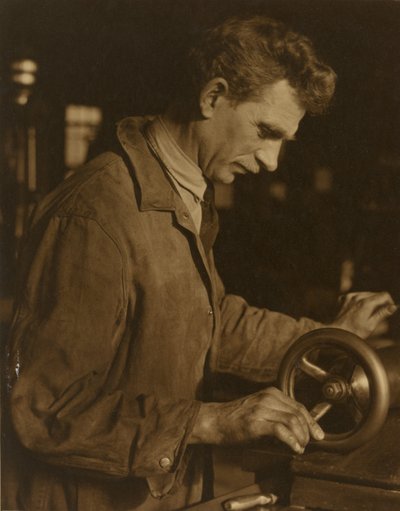Machinist by Lewis W. Hine