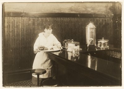 Waitress by Lewis W. Hine