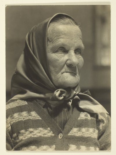 Czech Grandmother, Ellis Island by Lewis Wickes Hine