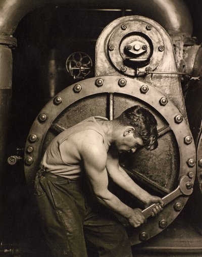 Powerhouse Mechanic, c.1924 by Lewis Wickes Hine