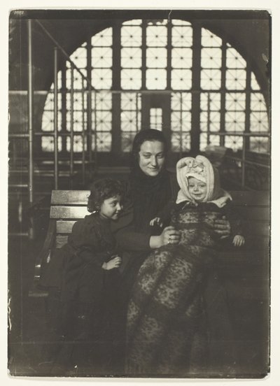 Russian Family, Ellis Island by Lewis Wickes Hine