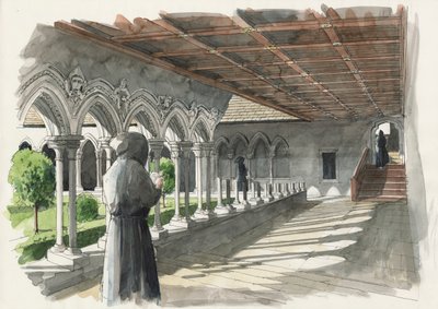 Cloister, Lanercost Priory by Liam Wales