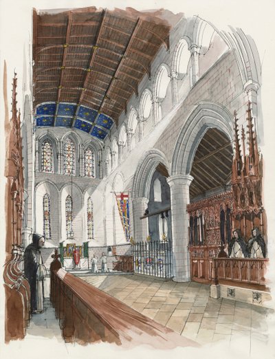 Lanercost Priory, 13th century, c. 2000-2010 by Liam Wales