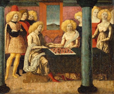The Chess Players by Liberale da Verona