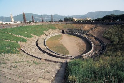 Italy, Campania Region, Pompei, amphitheatre by Unbekannt Unbekannt