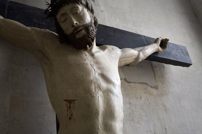 Christ on the Cross (detail) by Ligier Richier