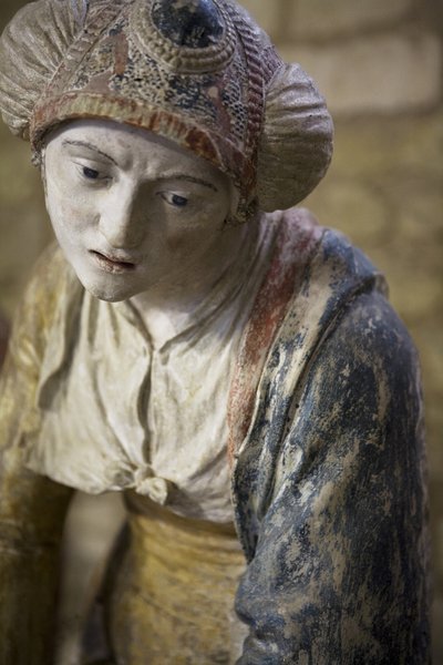 Holy Woman in a Bonnet by Ligier Richier