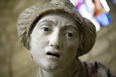Holy Woman in a Bonnet by Ligier Richier