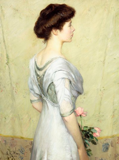 The Pink Rose by Lilla Cabot Perry