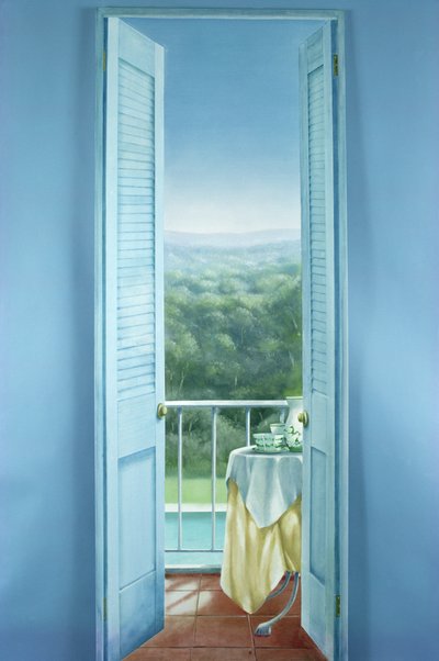 Breakfast, St. Maxime by Lincoln Seligman