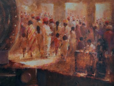 Deoghar at Night 2 by Lincoln Seligman