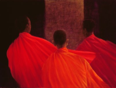 Four Monks by Lincoln Seligman