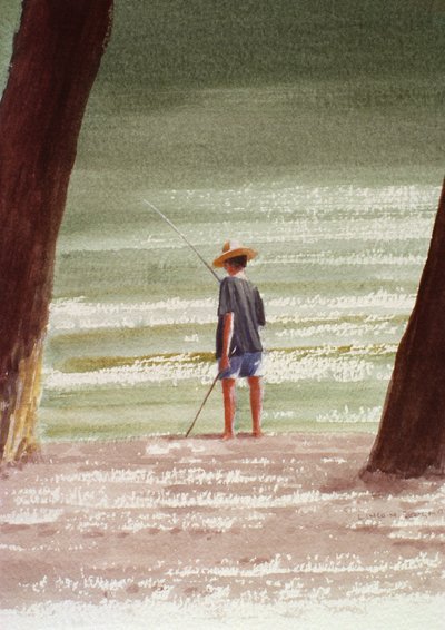 Henry Fishing by Lincoln Seligman