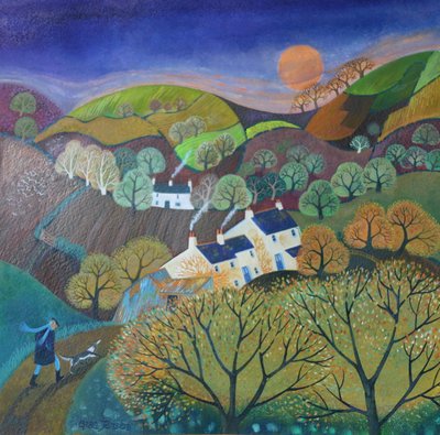 Evening Dog Walk by Lisa Graa Jensen