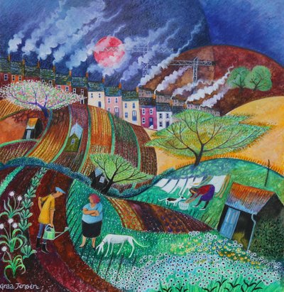 Smokey Chimneys by Lisa Graa Jensen