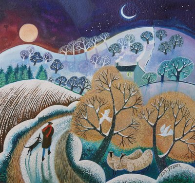 Snowy Winter Walk by Lisa Graa Jensen