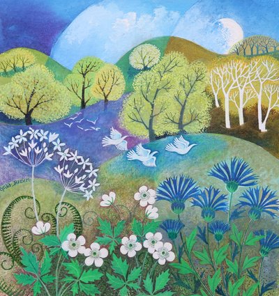 Wood Anemones by Lisa Graa Jensen