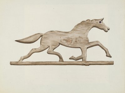 Horse Weather Vane, c. 1938 by Lloyd Broome