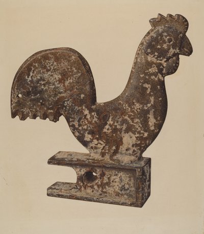 Counterbalance Rooster, 1938 by Lloyd Charles Lemcke