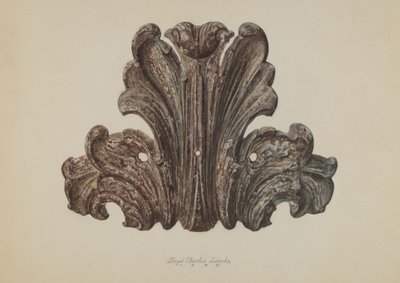 Ornamental Iron Leaf by Lloyd Charles Lemcke