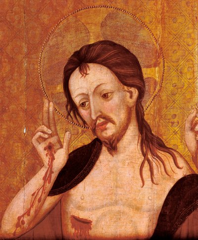 Resurrection (detail) by Lluís Borrassà