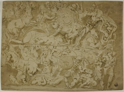 Battle of Amazons by Lodovico Carracci