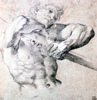 Study of a Figure by Lodovico Carracci