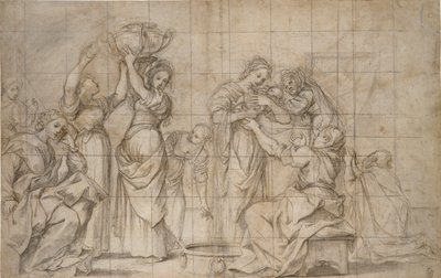 The Birth of the Baptist by Lodovico Carracci