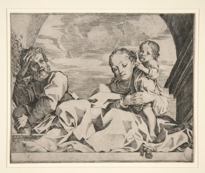 The Holy Family by Lodovico Carracci