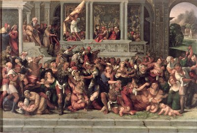 The Massacre of the Innocents by Lodovico Mazzolino