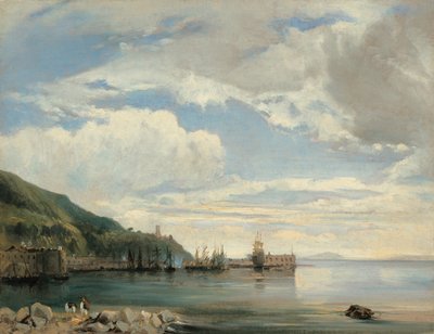 On the Bay of Naples by Léon François Antoine Fleury