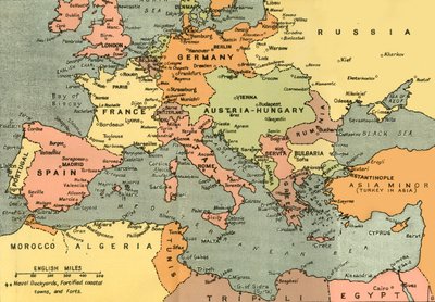 Central Europe and the Mediterranean by London Geographical Institute