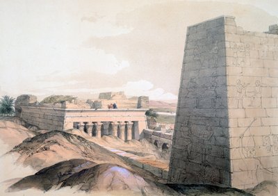 Temple of Edfu, Egypt by Lord Wharncliffe