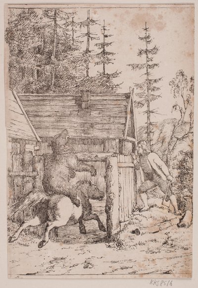 The Bear as a Rider by Lorenz Frølich