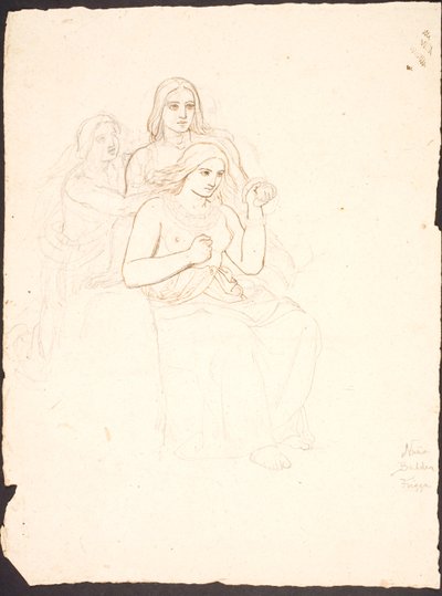 Nana, Balder, and Frigga by Lorenz Frølich