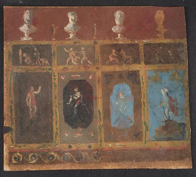 Wall Decorations for Valhøj 1838/1839 by Lorenz Frølich