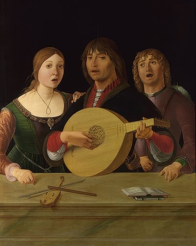 A Concert. Circa 1485-95 by Lorenzo Costa