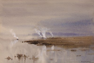 Sketch on the Potomac by Lorenzo J. Hatch