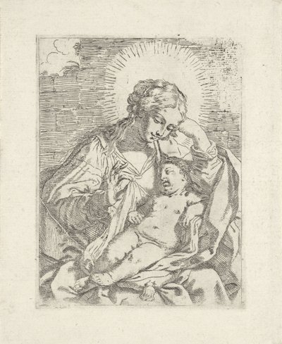 Mary with Child by Lorenzo Loli