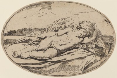 Sleeping Cupid by Lorenzo Loli after Guido Reni