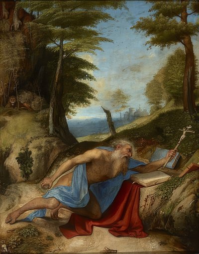 The Penitent Saint Jerome, c. 1513 by Lorenzo Lotto