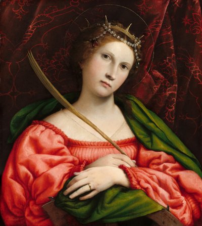 Saint Catherine by Lorenzo Lotto