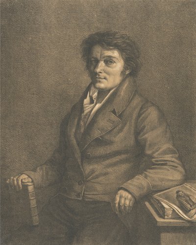 Aloys Senefelder (portrait after) by Lorenzo Quaglio