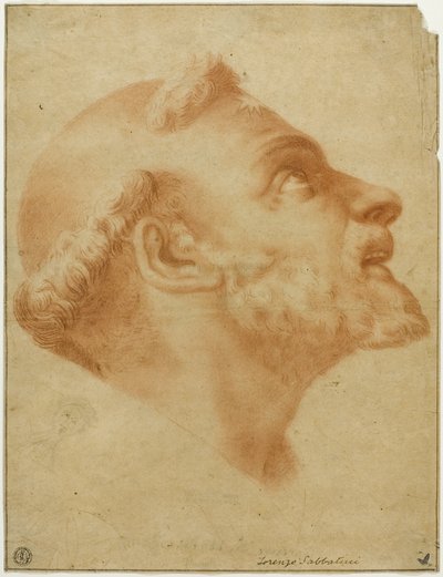 Upturned Head of Saint Dominic by Lorenzo Sabbatini