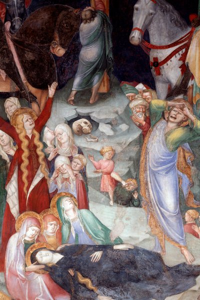 The Crucifixion (detail) by Lorenzo Salimbeni